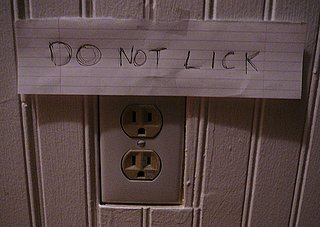 Do Not Lick!